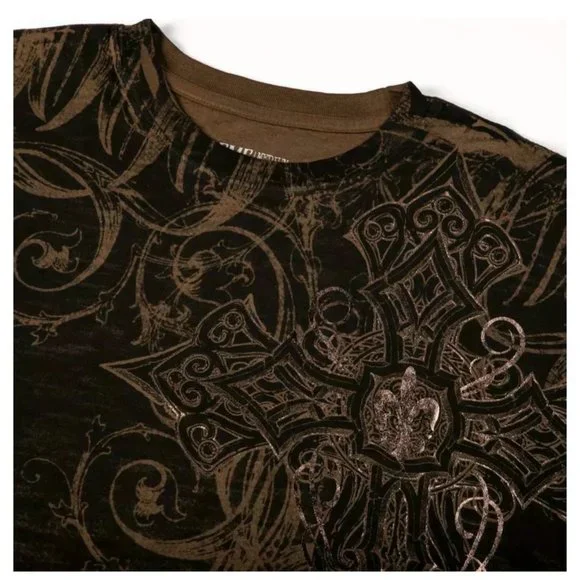 XTREME COUTURE by AFFLICTION Men T-Shirt DECRETUM - Picture 7 of 9